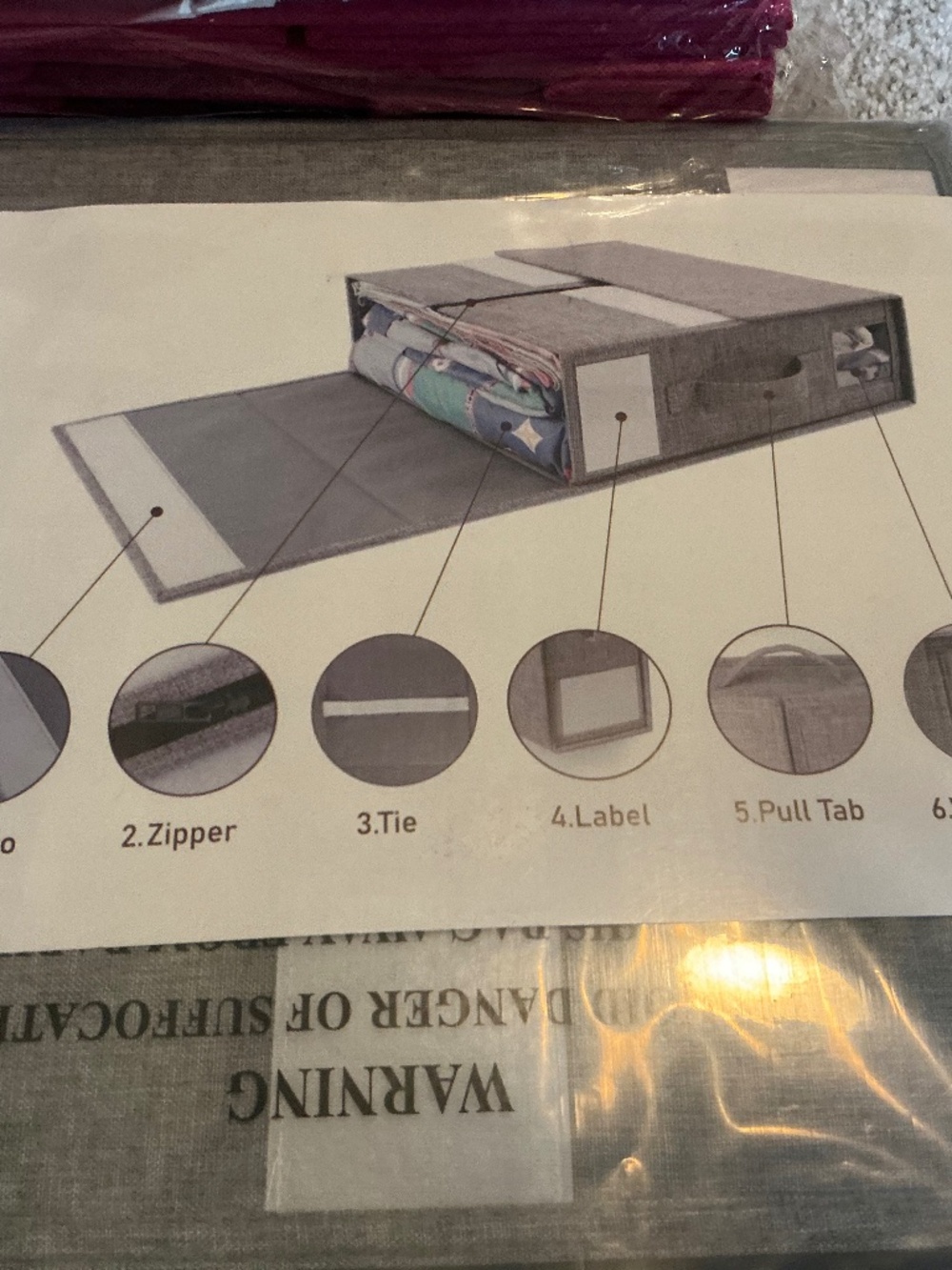 Cloth’s Organizer and Bed And Sheets Organizer